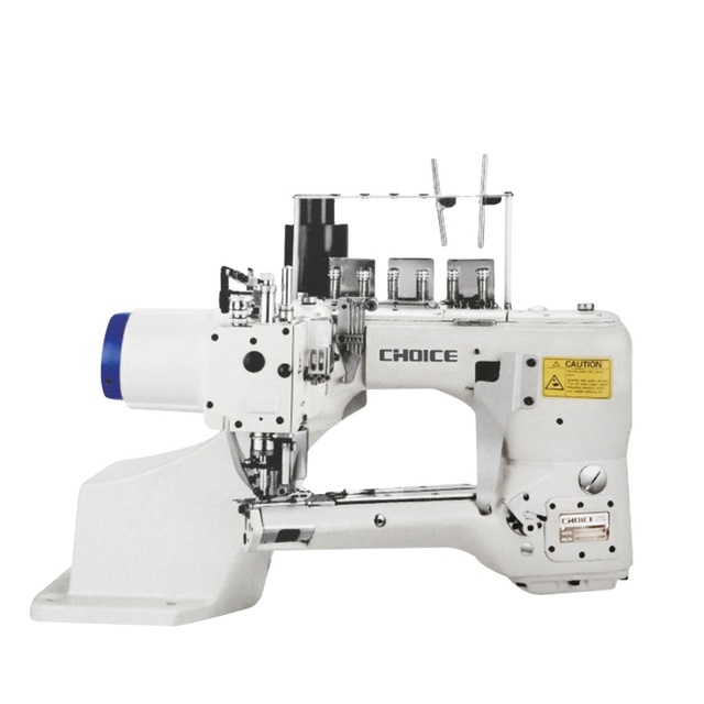 GC6200-04MS-6 Direct Drive Single / Double Cutter Flat Seam Cover Stitch Diving Suit Interlock Sewing Machine for T-shirt