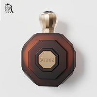 Flacon de parfum en verre de luxe en gros pour fabricants - Bouteille en verre de 100 ml avec logo personnalisé