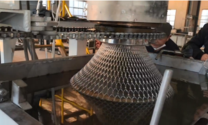 Máquina Automática de Geotextil de Un Solo Tornillo 3D 4D PE con Motor de 55kw para Aplicaciones de Láminas de Alambre y Cercas para Balcones y Ventanas - Product Image 3