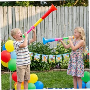 Corne de stade pliable en plastique, trompette, klaxon à air, accessoires de bruit pour événements sportifs, remises de diplômes, matchs de football - Product Image 5