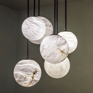 <span class=keywords><strong>Lampadario</strong></span> Cara <span class=keywords><strong>con</strong></span> Sfera in Alabastro, Lampada da Soffitto per Soggiorno - Product Image 4