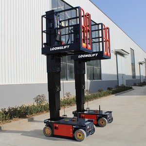 Plataforma Elevadora Vertical Autopropulsada, Solución Aérea Versátil para Trabajos de Limpieza, Instalación y Decoración - Product Image 1