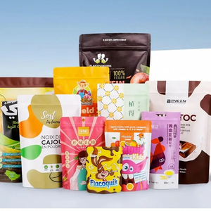 Упаковка с индивидуальным логотипом, многоразовая, влагостойкая, из ПЭТ/ВМПЭТ/ПЭ, пищевая, с замком-молнией, голографическая, для детского питания, картофельных чипсов, сахара - Product Image 3