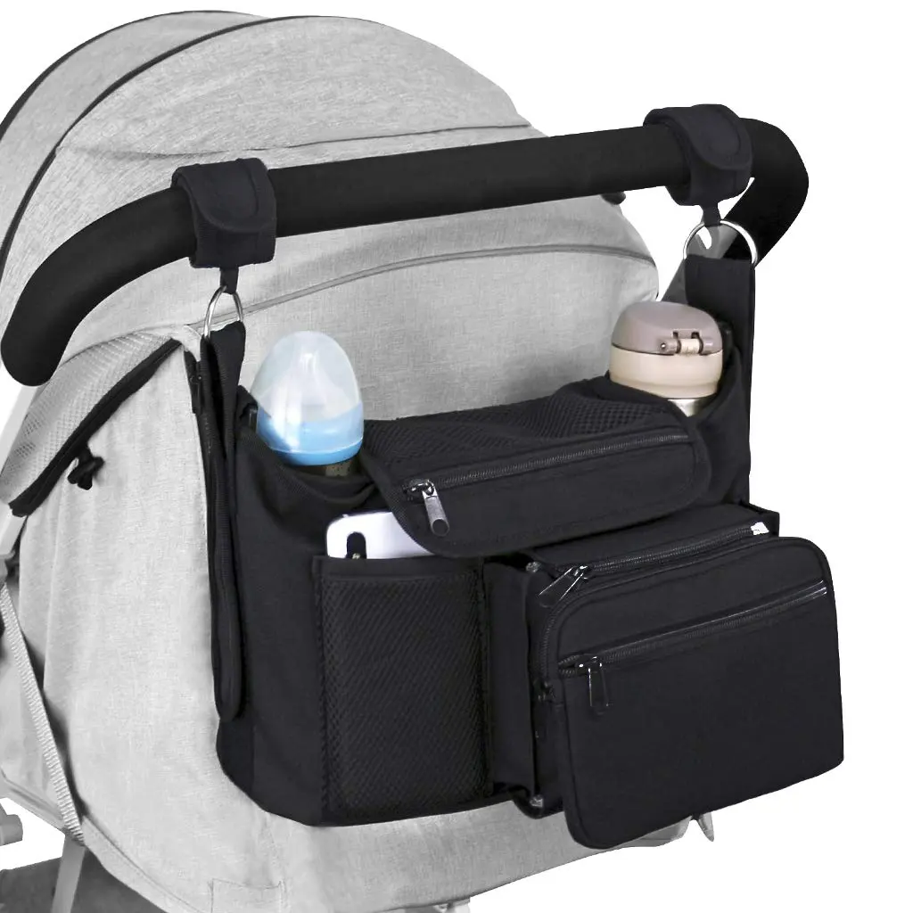 Organizador Universal para cochecito de bebé, multifuncional, gran capacidad, impermeable, bolsa para mamás