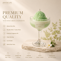 Colección de Velas Aromáticas Artesanales de Uva, Velas Perfumadas de Cera de Soja Inspiradas en Frutas, en Vaso de Vidrio, Regalo Decorativo, OEM, ODM, Marca Privada, Personalizado