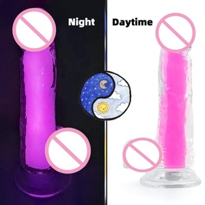 Vibrador <span class=keywords><strong>Dildo</strong></span> Colorido de Silicone Macio à Prova d'Água para Mulheres, Brinquedo Sexual Adulto - Product Image 6
