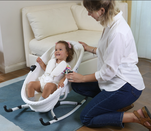 2024 vendita calda personalizzabile baby swing buttafuori rosa jumper portatile baby buttafuori e rocker per il bambino - Product Image 2