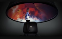 Objectif fisheye 180 degrés pour projecteur EX-16K, projection en dôme HD pour écran sphérique