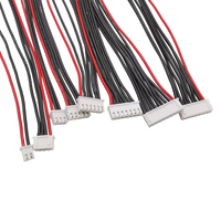 Nouveau câble d'extension JST-XH 1/2/3/4/5/6/7/8S mâle vers femelle pour équilibrage de batterie LiPo, charge et équilibrage, fil de silicone 22AWG 20
