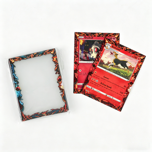 Wholesale Stylish Art Design PP Plastic Waterproof <b>Card</b> Sleeve Protector for TCG Trading <b>Card</b> Game - Product Image 1