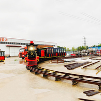 Tren de Diversión para Niños, Atracción de Parque de Atracciones, Tren Turístico con Vías en Venta, Calidad Garantizada