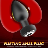 Jouets et jeux sexuels pour adultes, hommes et femmes, télécommande 10 fréquences de vibration, petit plug anal pour massage de la prostate féminine