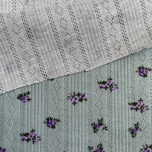 Mejor precio 3x8/2*4/2*2 doble cepillado diseño personalizado impreso Rib Knit Fabric <span class=keywords><strong>para</strong></span> vestido Skinny Knitwear - Product Image 1