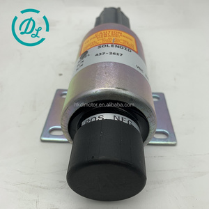 Vanne solénoïde d'arrêt de carburant EexcavaStart, pièces de démarreur 24V 12V 437-2617 923-026 4006 4008 4012 pour mini-excavatrice - Product Image 4