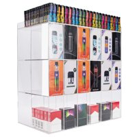 Présentoir de comptoir en acrylique pour magasin de détail, présentoir de vitrine pour allume-cigare, tabac à rouler à la main