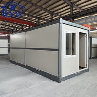 Maison préfabriquée pliable et extensible écologique de 20 pieds et 40 pieds, conteneur avec salle de bain, prix, maison mobile de luxe préfabriquée, maison portable