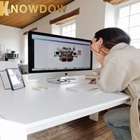 KNOWDOW Luxury Villa Interior Plan CAD 3D Demo Pelouse Pavillon Balcon Comptoir Toit