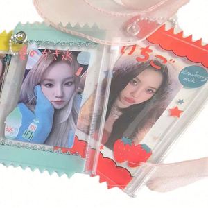 Nuevo Portafotos Transparente de PVC con Diseño Personalizado de Ídolos de Kpop, Portafotos con Llavero y Película Protectora - Product Image 1