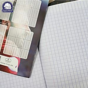 Carnets lignés français de qualité authentique avec reliure rectangulaire de type spirale de format A4 Carnets lignés français - Product Image 2