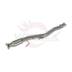 Tuyau d'échappement en acier inoxydable Vortex avec bouclier thermique compatible avec Mercedes Benz AMG CLA35 4MATIC 2.0T 2020-2023, tuyaux de turbo pour voiture - Product Image 5