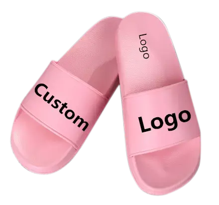 New style big size custom logo slides outdoor beach slipper with logo