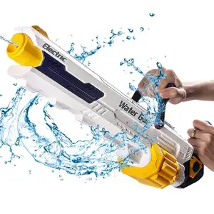 Arma de água de alta capacidade, brinquedo de jogo de tiro, pistola de água automática, brinquedo para crianças, absorvente de água