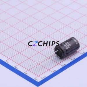 Condensateur électrolytique en aluminium à montage traversant NXA50V330M10*16 LO, montage traversant, D10xL16mm 330uF 20% 50V 1.05A-100kHz - Product Image 2