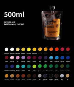 طلاء أكريليك غير لامع ، الطلاب في حقيبة ، يوصى باستخدامه في امتحانات الفن ، التصاق قوي - Product Image 5