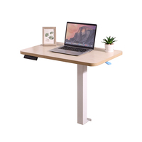 E5 Space Saver Moteur Unique Une Jambe Électrique Hauteur Réglable Bureau De Levage Mural Ergonomique Bureau D'ordinateur Travail De La Maison