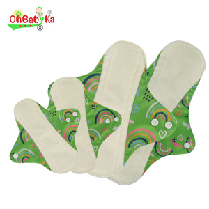 Ohbabyka kadın hijyenik pedler toptan annelik bayanlar kumaş regl bambu çevre dostu hijyenik pedler kullanımlık - Product Image 5