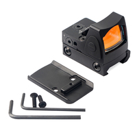 Lunette de visée optique mini-réflexe à point rouge en aluminium haute performance, OEM d'usine, avec lentilles entièrement multicouches
