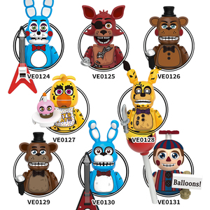 Bloques de Construcción WM <span class=keywords><strong>FNAF</strong></span> Game Chica Freddy Roxanne Wolf Vanny Arctic Ballora Montgomery Gator Foxy Bonnie Endo para Niños - Product Image 3