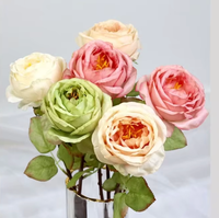 Bunga Mawar Tunggal Simulasi Ins, Bunga Sutra Buatan, Buket Mawar Genggam untuk Dekorasi Pernikahan Grosir