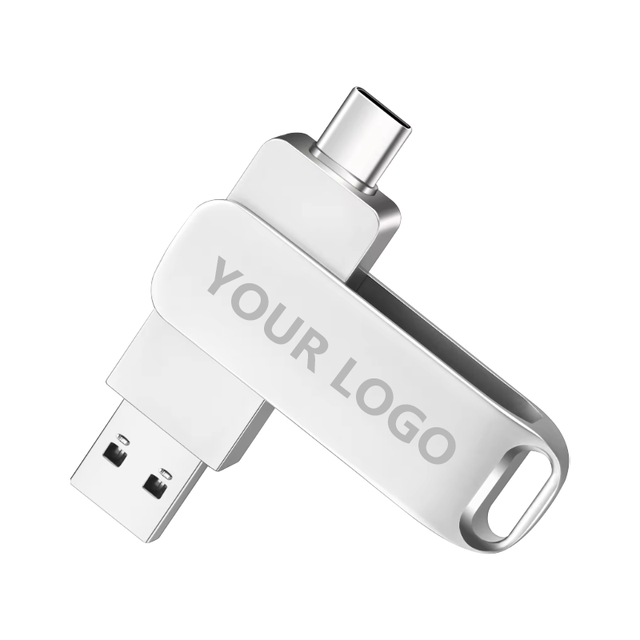 Hot Selling Type-c Metal USB Flash Drive 3.0 U Disk Metal USB Stick Customize LOGO OTG Pendrives