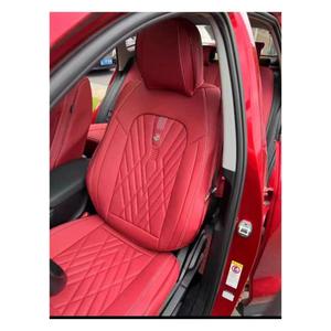 איכות גבוהה מלא pu pvc עסקים porsche צהוב מכסה מושב מכסה עם משענת ראש עבור ecosport santana ranger lulu an09 - Product Image 3