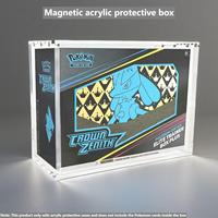 Étui de présentation en acrylique pour Pokémen ETB Plus, protection UV, couvercle magnétique, rangement