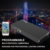 Aipin P801 Decodificador de Señal Serial SPI DMX 512 de 8 Puertos, Controlador de Proyectos de Iluminación LED RGB de Voltaje Constante