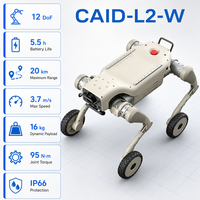 Robot industriel à roues Gang Ben L2-W 25cm pour la montée d'escaliers 43.2V 15000mAh pour l'inspection sur site et la recherche en IA, du développeur ZY