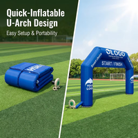 Arche gonflable imprimée en PVC imperméable de haute qualité et durable YTSF-D24 pour événements et courses en plein air