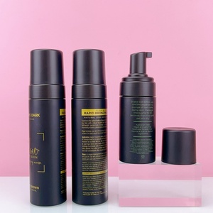 Stock PET Matte Mousse Foaming <b>Bottles</b> 100ml 120ml Black Foam <b>Bottle</b> for Face Cleanser Packaging Beauty Packaging - Product Image 3