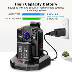 Cámara Corporal <span class=keywords><strong>BOBLOV</strong></span> HD66/D7 128GB/64GB 2K 1440P Digital HD Resistente al Agua con GPS, Visión Nocturna, para Guardias de Seguridad, con Audio - Product Image 4