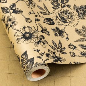 Floral <b>pattern</b> gift wrapping <b>paper</b> Mother's Day gift wrapping <b>paper</b> book wrapping <b>paper</b> available for customization in stock - Product Image 1