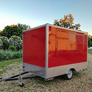 Camion de nourriture mobile BBQ Taco entièrement équipé à vendre avec machine à café pour traiteur de crème glacée Popcorn Pizza Hotdogs Cart - Product Image 1