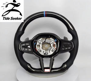 Volante de Fibra de Carbono CS para <span class=keywords><strong>BMW</strong></span> G30 G20 G01 G02 G05 G06 G07 M4 <span class=keywords><strong>M5</strong></span> F90 M8 X3 X4 X5 X6 F40 F44 F97 F98 F95 F96 G11 G12 - Product Image 5