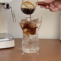 Tasses à jus vintage créatives en verre borosilicate, verres à café glacé et latte, tasses à café en verre résistant à la chaleur