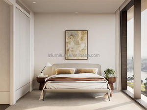 Muebles de Dormitorio Modernos de Alta Gama con Cama Doble para Apartamento y Hotel, Personalizables de Fábrica, en Venta - Product Image 4
