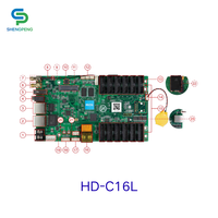 Sistema de Control Asíncrono para Pantalla LED Huidu HD-C16L, a Todo Color, Multifunción, Incluye Tarjeta de Envío