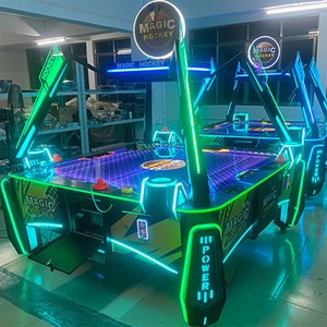 Table Magic Hockey 4 joueurs Fun Air Hockey Machine d'amusement d'intérieur pour jeu de rachat de billets Game Center - Product Image 2