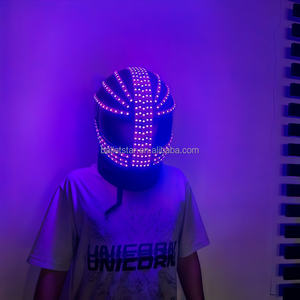 Programlama aydınlık kask DJ Luminous aydınlık kask sahne kask KTV LED lamba kask - Product Image 2