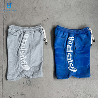 Shorts personnalisés BENTURA Streetwear pour hommes, avec cordon de serrage, logo imprimé de haute qualité, motifs délavés, 100% coton Pima, effet délavé.